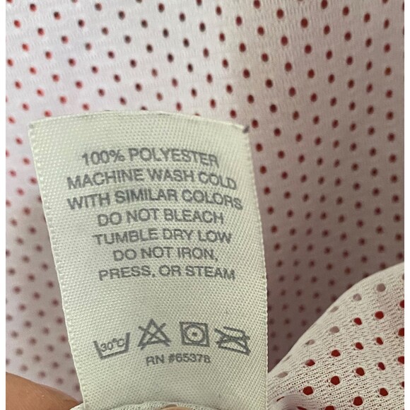 Augusta Sportswear Red Flyers Field Hockey Reversible Red White Jersey Sz L/XL - Picture 5 of 10